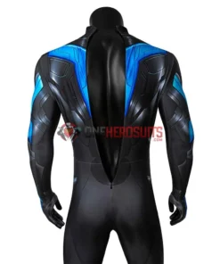 OneHeroSuits Titans Nightwing Cosplay Costume Detail Printed Spandex Suit Expert-level Cosplay Bodysuit & Zentai 30 OneHeroSuits Titans Nightwing Cosplay Costume Detail Printed Spandex Suit Expert-level Cosplay Bodysuit & Zentai