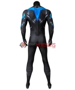 OneHeroSuits Titans Nightwing Cosplay Costume Detail Printed Spandex Suit Expert-level Cosplay Bodysuit & Zentai 31 OneHeroSuits Titans Nightwing Cosplay Costume Detail Printed Spandex Suit Expert-level Cosplay Bodysuit & Zentai