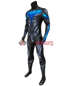 OneHeroSuits Titans Nightwing Cosplay Costume Detail Printed Spandex Suit Expert-level Cosplay Bodysuit & Zentai 33 OneHeroSuits Titans Nightwing Cosplay Costume Detail Printed Spandex Suit Expert-level Cosplay Bodysuit & Zentai