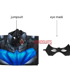 OneHeroSuits Titans Nightwing Cosplay Costume Detail Printed Spandex Suit Expert-level Cosplay Bodysuit & Zentai 20 OneHeroSuits Titans Nightwing Cosplay Costume Detail Printed Spandex Suit Expert-level Cosplay Bodysuit & Zentai