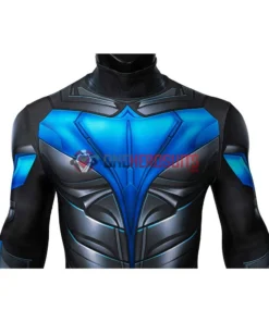 OneHeroSuits Titans Nightwing Cosplay Costume Detail Printed Spandex Suit Expert-level Cosplay Bodysuit & Zentai 27 OneHeroSuits Titans Nightwing Cosplay Costume Detail Printed Spandex Suit Expert-level Cosplay Bodysuit & Zentai