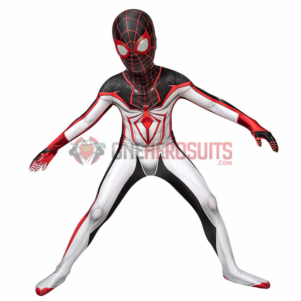 OneHeroSuits Gifts For Kids Spider-man Cosplay Suit Children Miles Morales TRACK Cosplay Bodysuit 5 OneHeroSuits Gifts For Kids Spider-man Cosplay Suit Children Miles Morales TRACK Cosplay Bodysuit