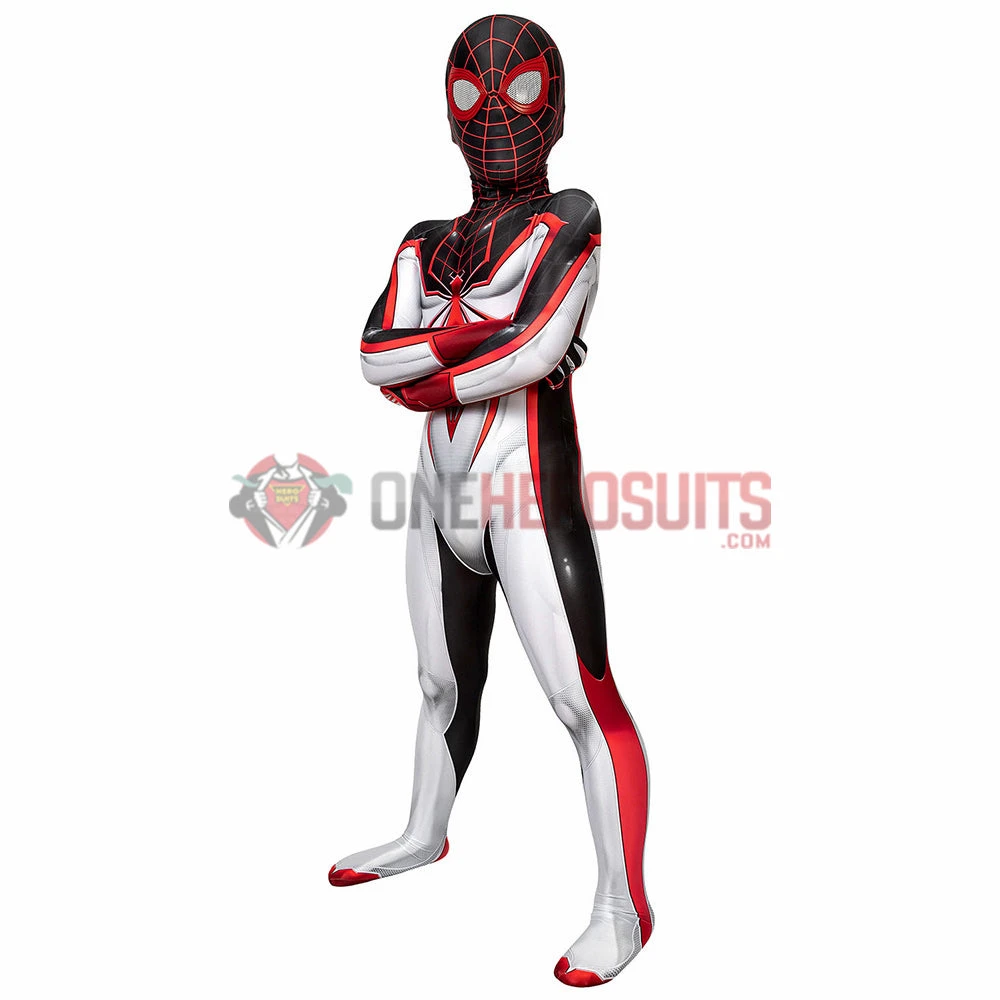 OneHeroSuits Gifts For Kids Spider-man Cosplay Suit Children Miles Morales TRACK Cosplay Bodysuit 7 OneHeroSuits Gifts For Kids Spider-man Cosplay Suit Children Miles Morales TRACK Cosplay Bodysuit