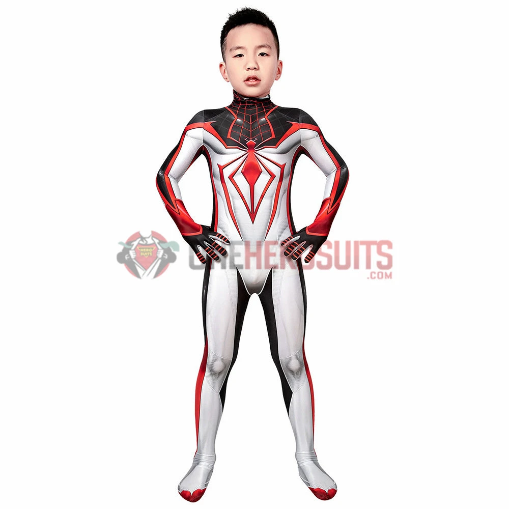 OneHeroSuits Gifts For Kids Spider-man Cosplay Suit Children Miles Morales TRACK Cosplay Bodysuit 8 OneHeroSuits Gifts For Kids Spider-man Cosplay Suit Children Miles Morales TRACK Cosplay Bodysuit