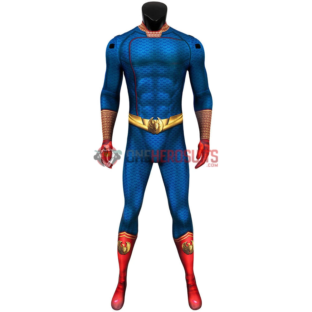 OneHeroSuits Expert-level Cosplay Bodysuit & Zentai The Boys Homelander Cosplay Costume Detail Printed Edition 15 OneHeroSuits Expert-level Cosplay Bodysuit & Zentai The Boys Homelander Cosplay Costume Detail Printed Edition