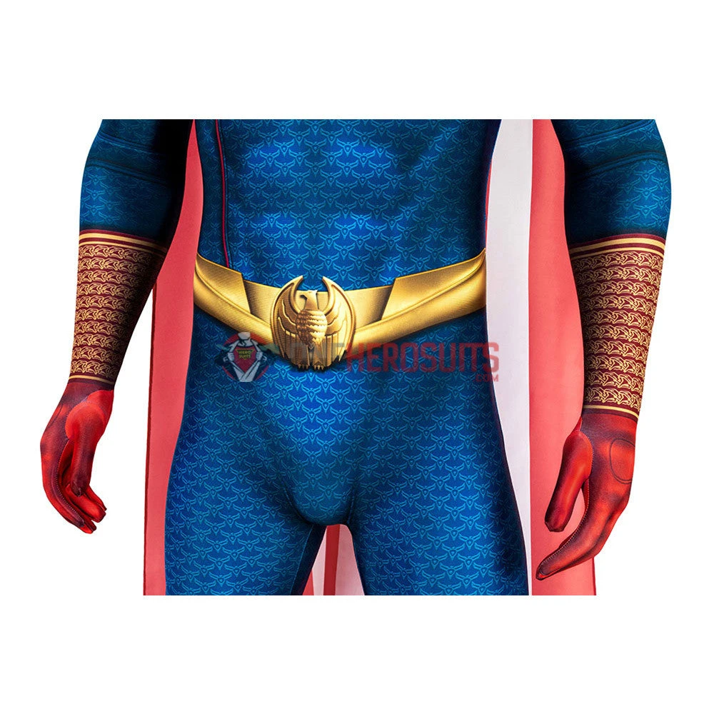 OneHeroSuits Expert-level Cosplay Bodysuit & Zentai The Boys Homelander Cosplay Costume Detail Printed Edition 17 OneHeroSuits Expert-level Cosplay Bodysuit & Zentai The Boys Homelander Cosplay Costume Detail Printed Edition