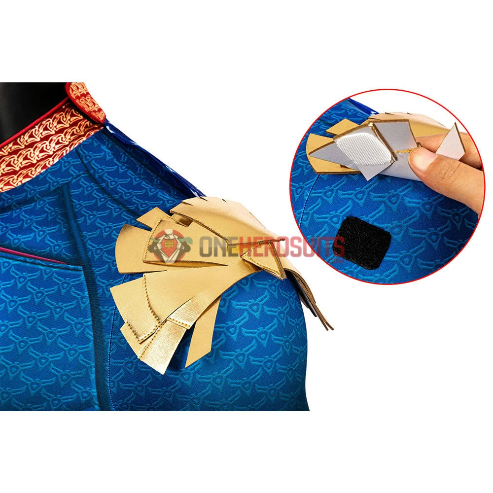 OneHeroSuits Expert-level Cosplay Bodysuit & Zentai The Boys Homelander Cosplay Costume Detail Printed Edition 19 OneHeroSuits Expert-level Cosplay Bodysuit & Zentai The Boys Homelander Cosplay Costume Detail Printed Edition