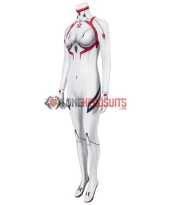 OneHeroSuits Expert-level Cosplay Bodysuit & Zentai Neon Genesis Evangelion Asuka Langley Cosplay Suit Spandex Edition
