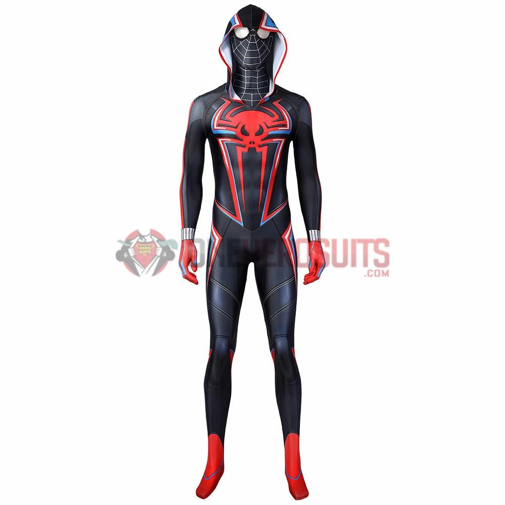 OneHeroSuits Zentai/Jumpsuit Spider-man Miles Morales 2099 Cosplay Costume Miles Morales PS5 Bodysuit 4 OneHeroSuits Zentai/Jumpsuit Spider-man Miles Morales 2099 Cosplay Costume Miles Morales PS5 Bodysuit