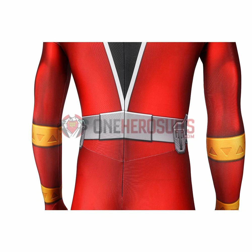 1herosuits The Red Ranger Cosplay Costume KISHIRYU SENTAI RYUSOULGER Spandex Suit Costumes 15 1herosuits The Red Ranger Cosplay Costume KISHIRYU SENTAI RYUSOULGER Spandex Suit Costumes