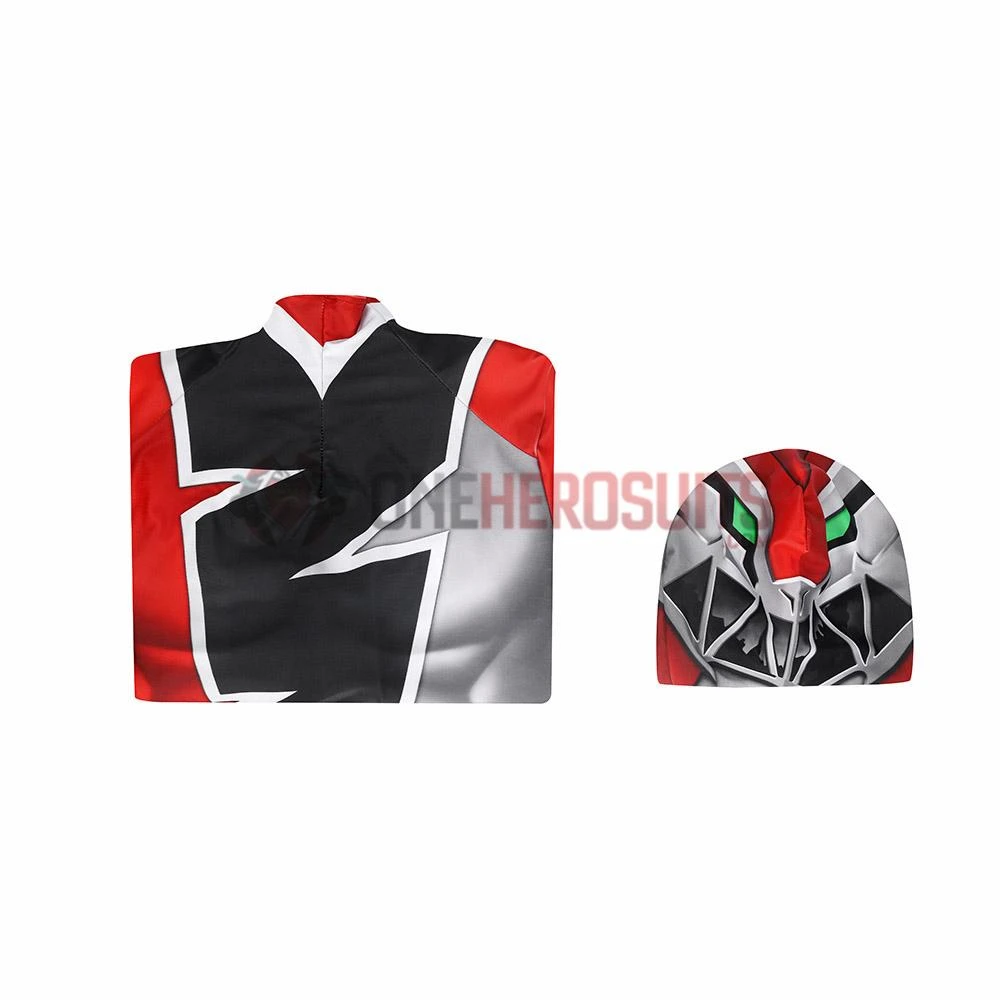 1herosuits The Red Ranger Cosplay Costume KISHIRYU SENTAI RYUSOULGER Spandex Suit Costumes 5 1herosuits The Red Ranger Cosplay Costume KISHIRYU SENTAI RYUSOULGER Spandex Suit Costumes