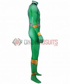 1herosuits Costumes The Green Ranger Cosplay Costume Ryusoul Green Spandex Suit