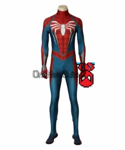 OneHeroSuits SPIDER-MAN PS4 Advanced Suit Spider-man PS4 Game Cosplay Costume