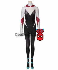 OneHeroSuits Gwen Stacy Suit Into The Spider-Verse Spider-Gwen Cosplay Costume Zentai/Jumpsuit