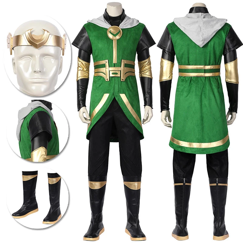 OneHeroSuits Kid Loki Cosplay Costumes Loki Cosplay Suit 3 OneHeroSuits Kid Loki Cosplay Costumes Loki Cosplay Suit