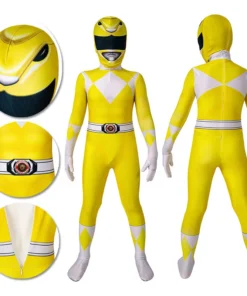 OneHeroSuits Expert-level Cosplay Bodysuit & Zentai Kids Yellow Power Ranger Cosplay Suit Gifts For Children