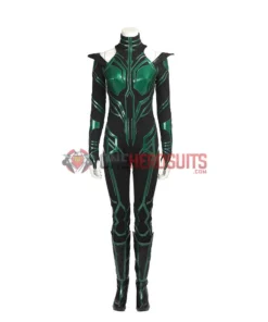 OneHeroSuits Hela Cosplay Costumes Thor Ragnarok Cosplay Suits Green Chest Version