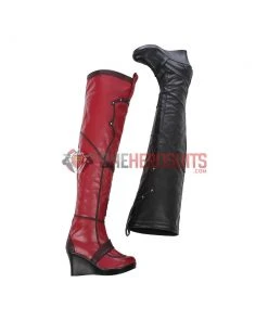 OneHeroSuits Harley Quinn Cosplay Boots BatMan Arkham City High Quality Cosplay Shoes 12 OneHeroSuits Harley Quinn Cosplay Boots BatMan Arkham City High Quality Cosplay Shoes