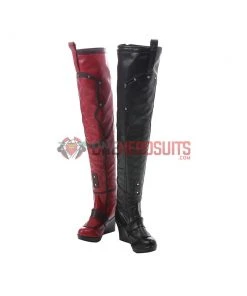 OneHeroSuits Harley Quinn Cosplay Boots BatMan Arkham City High Quality Cosplay Shoes 9 OneHeroSuits Harley Quinn Cosplay Boots BatMan Arkham City High Quality Cosplay Shoes
