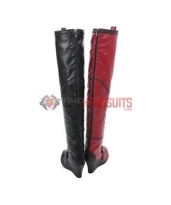 OneHeroSuits Harley Quinn Cosplay Boots BatMan Arkham City High Quality Cosplay Shoes 11 OneHeroSuits Harley Quinn Cosplay Boots BatMan Arkham City High Quality Cosplay Shoes