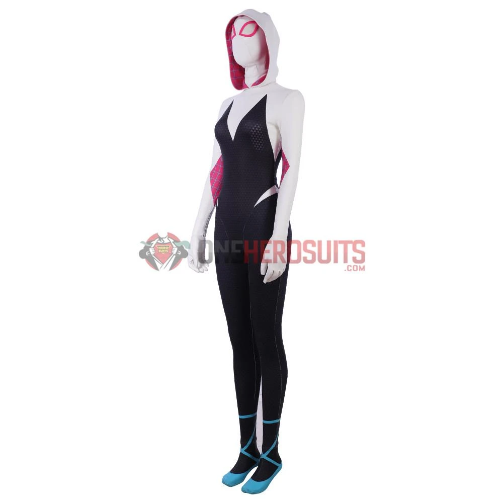 OneHeroSuits Gwen Stacy Cosplay Costumes Into The Spider Verse Spider Girl Gwen Suits 5 OneHeroSuits Gwen Stacy Cosplay Costumes Into The Spider Verse Spider Girl Gwen Suits