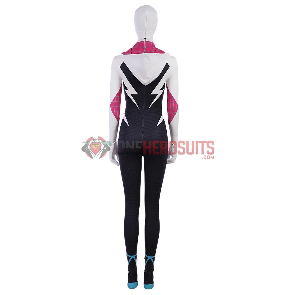 OneHeroSuits Gwen Stacy Cosplay Costumes Into The Spider Verse Spider Girl Gwen Suits 8 OneHeroSuits Gwen Stacy Cosplay Costumes Into The Spider Verse Spider Girl Gwen Suits