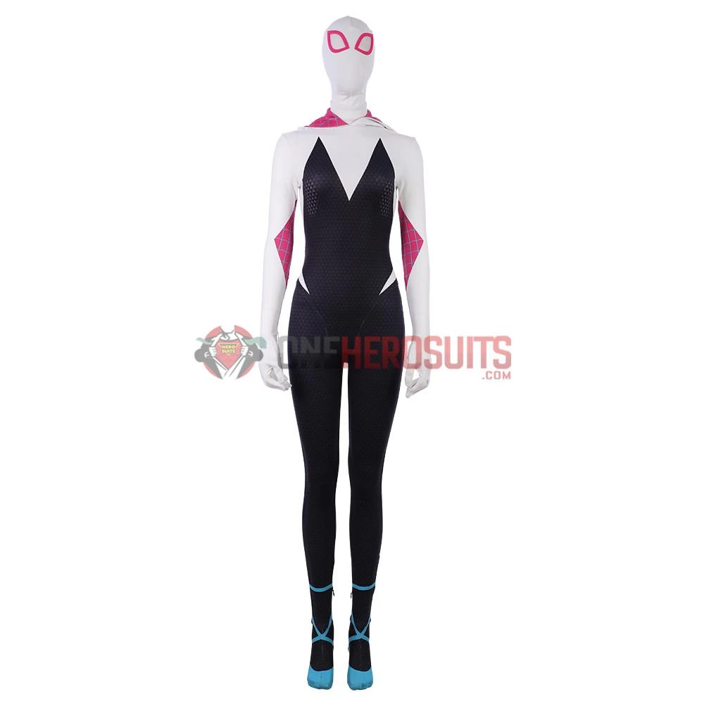 OneHeroSuits Gwen Stacy Cosplay Costumes Into The Spider Verse Spider Girl Gwen Suits 10 OneHeroSuits Gwen Stacy Cosplay Costumes Into The Spider Verse Spider Girl Gwen Suits