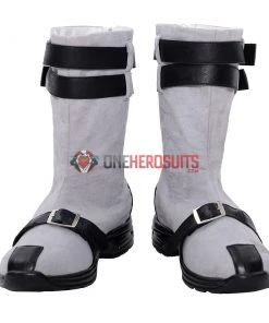 OneHeroSuits X-Force Deadpool Boots White Leather Deadpool Cosplay Shoes Costumes 10 OneHeroSuits X-Force Deadpool Boots White Leather Deadpool Cosplay Shoes Costumes
