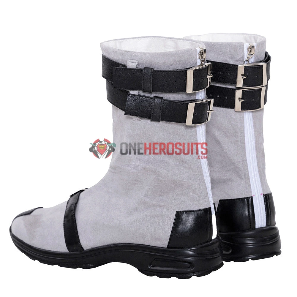 OneHeroSuits X-Force Deadpool Boots White Leather Deadpool Cosplay Shoes Costumes 6 OneHeroSuits X-Force Deadpool Boots White Leather Deadpool Cosplay Shoes Costumes