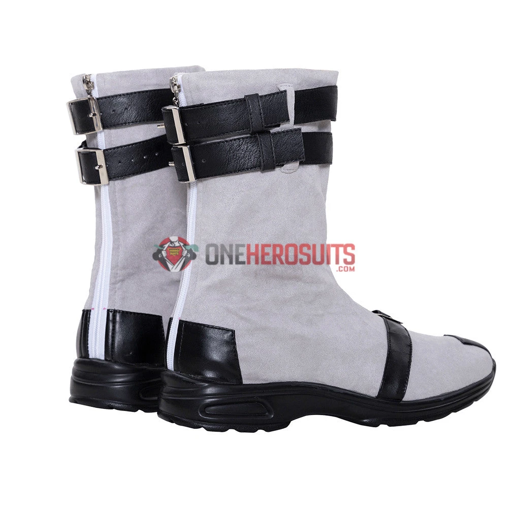 OneHeroSuits X-Force Deadpool Boots White Leather Deadpool Cosplay Shoes Costumes 4 OneHeroSuits X-Force Deadpool Boots White Leather Deadpool Cosplay Shoes Costumes