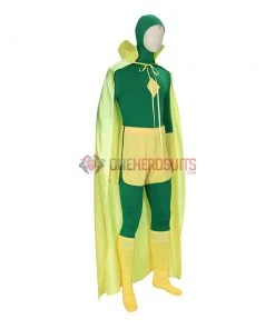 2021 WandaVision Vision Cosplay Costume OneHeroSuits