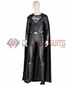 Justice League Superman Cosplay Costumes Superman Black OneHeroSuits 38 Justice League Superman Cosplay Costumes Superman Black OneHeroSuits