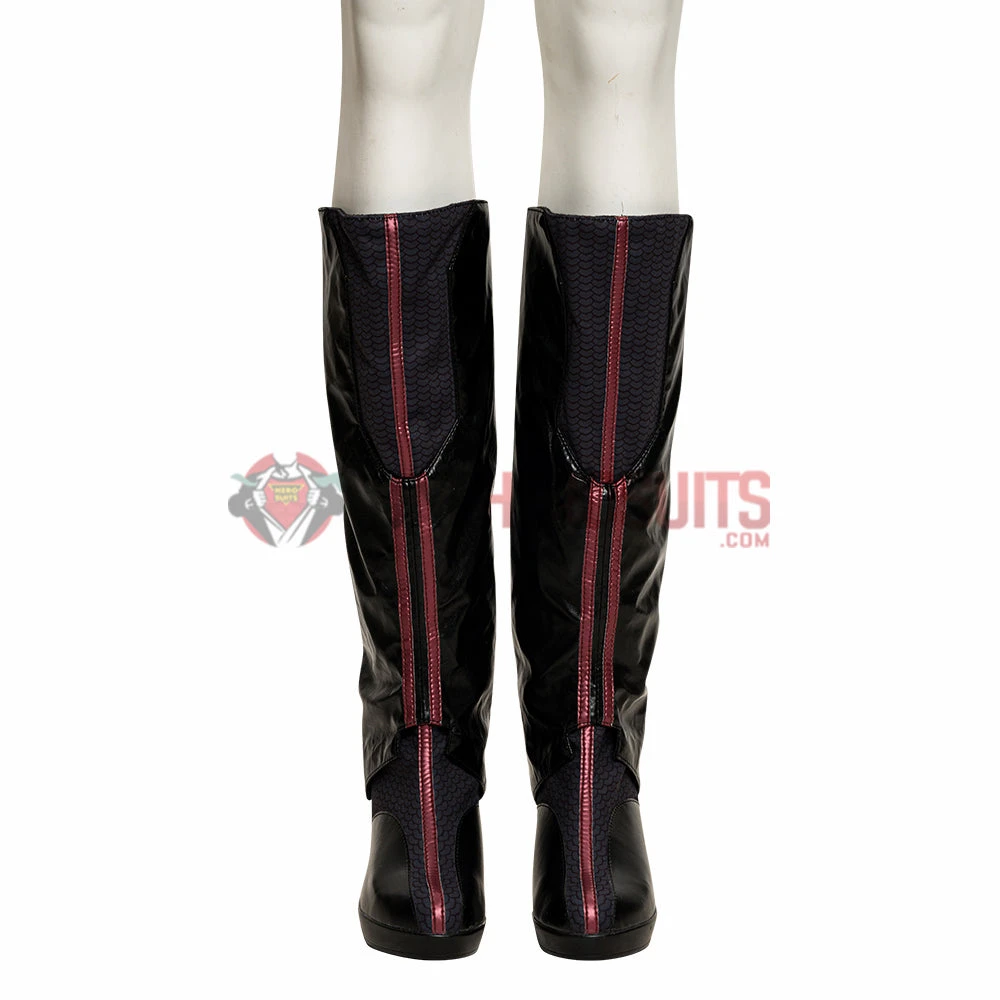 OneHeroSuits Wanda Boots WandaVision 2021 Scarlet Witch New Cosplay Shoes 5 OneHeroSuits Wanda Boots WandaVision 2021 Scarlet Witch New Cosplay Shoes