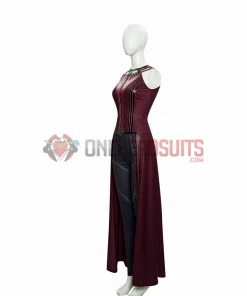 OneHeroSuits Wanda Costume WandaVision 2021 Scarlet Witch New Cosplay Suit Costumes