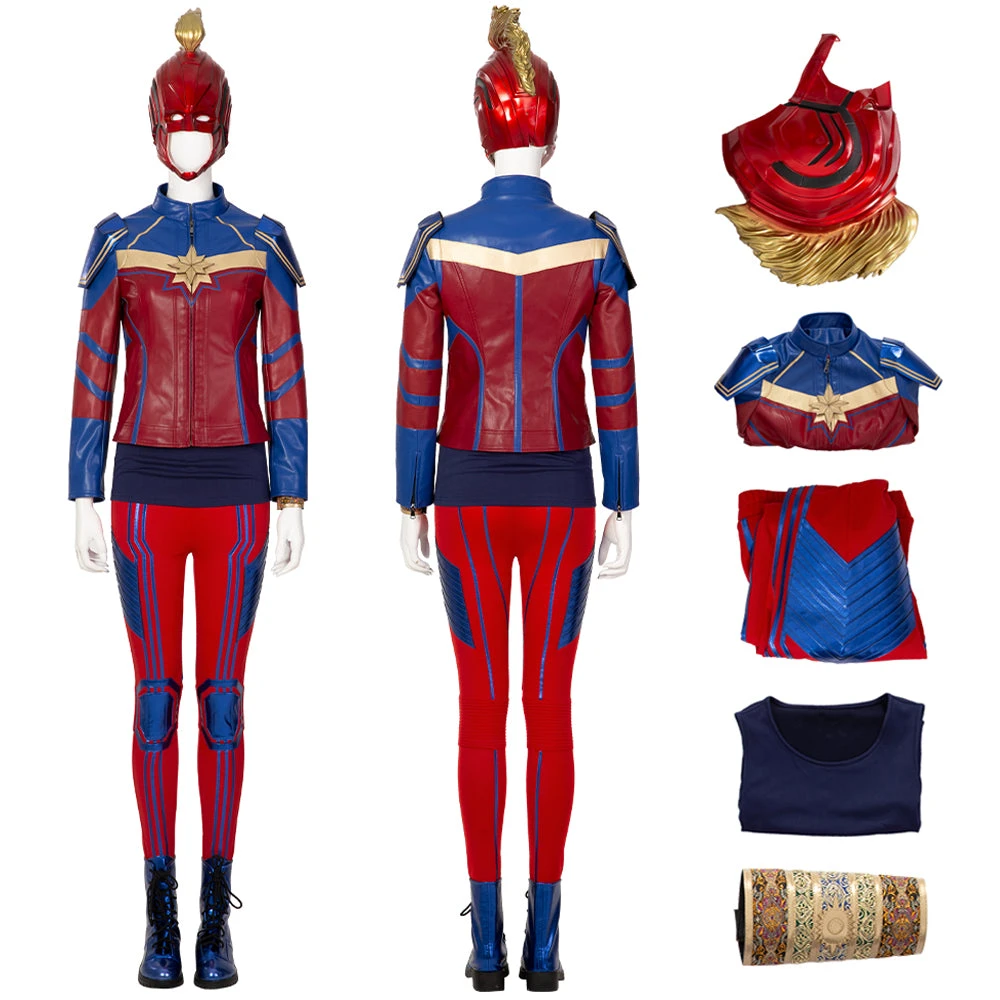 OneHeroSuits Ms. Marvel Cosplay Costumes Kamala Top Level Suits With Helmet 3 OneHeroSuits Ms. Marvel Cosplay Costumes Kamala Top Level Suits With Helmet