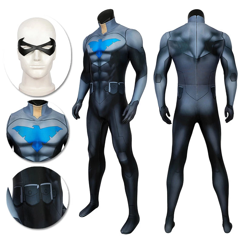 OneHeroSuits Nightwing Son Of Batman Cosplay Costumes 3 OneHeroSuits Nightwing Son Of Batman Cosplay Costumes