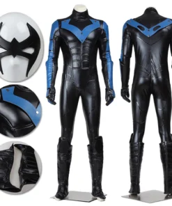 OneHeroSuits Nightwing Dick Grayson Cosplay Costume Batman Movie Suit Costumes