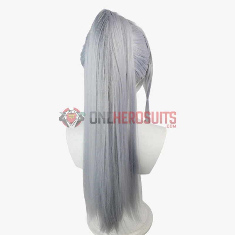 OneHeroSuits Costumes Genshin Impact Ayaka Kamisato Cosplay Wig 4 OneHeroSuits Costumes Genshin Impact Ayaka Kamisato Cosplay Wig