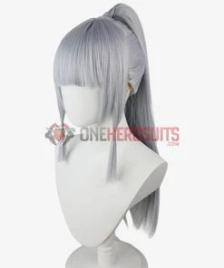 OneHeroSuits Costumes Genshin Impact Ayaka Kamisato Cosplay Wig 11 OneHeroSuits Costumes Genshin Impact Ayaka Kamisato Cosplay Wig