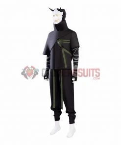 OneHeroSuits Ghostwire Tokyo Cosplay Costumes Hannya Black Suits 25 OneHeroSuits Ghostwire Tokyo Cosplay Costumes Hannya Black Suits