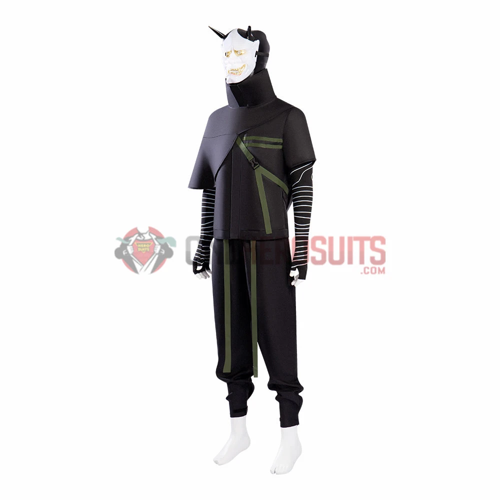 OneHeroSuits Ghostwire Tokyo Cosplay Costumes Hannya Black Suits 6 OneHeroSuits Ghostwire Tokyo Cosplay Costumes Hannya Black Suits