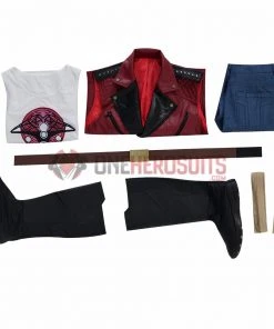 OneHeroSuits Thor 4 Love And Thunder Cosplay Costumes Red Vest Top Level Suits