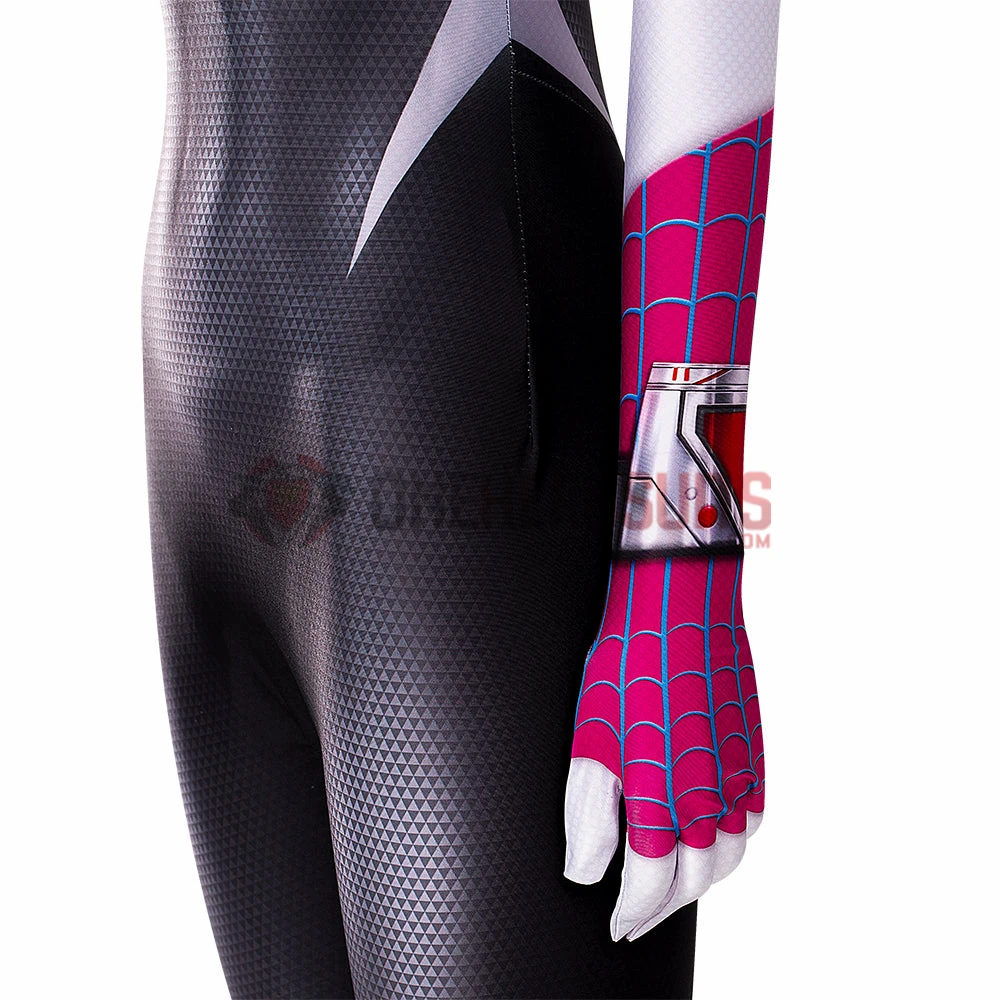 OneHeroSuits Across The Spider-Verse Cosplay Costumes Gwen Stacy Cotton Jumpsuits 20 OneHeroSuits Across The Spider-Verse Cosplay Costumes Gwen Stacy Cotton Jumpsuits