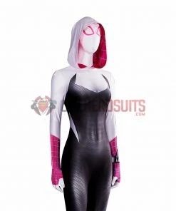 OneHeroSuits Across The Spider-Verse Cosplay Costumes Gwen Stacy Cotton Jumpsuits 30 OneHeroSuits Across The Spider-Verse Cosplay Costumes Gwen Stacy Cotton Jumpsuits