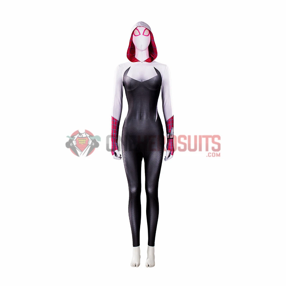 OneHeroSuits Across The Spider-Verse Cosplay Costumes Gwen Stacy Cotton Jumpsuits 5 OneHeroSuits Across The Spider-Verse Cosplay Costumes Gwen Stacy Cotton Jumpsuits