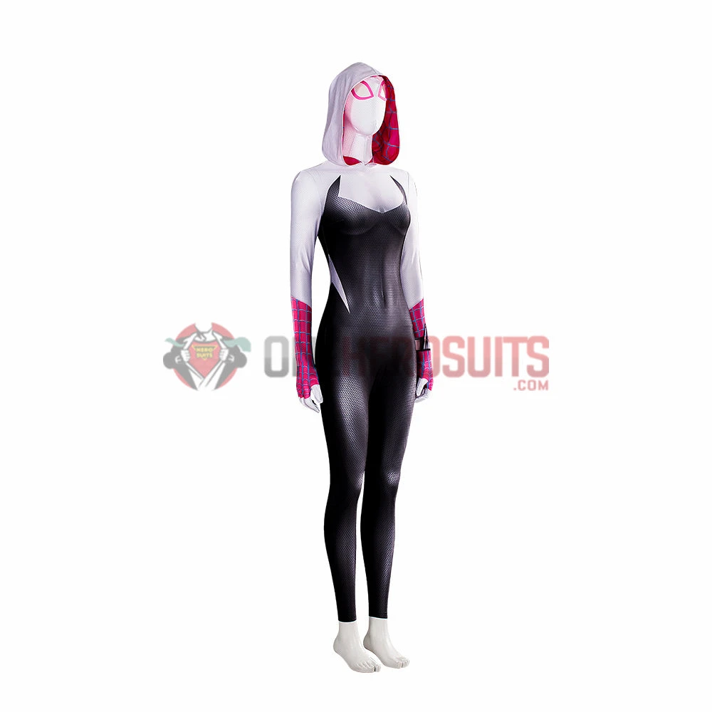 OneHeroSuits Across The Spider-Verse Cosplay Costumes Gwen Stacy Cotton Jumpsuits 7 OneHeroSuits Across The Spider-Verse Cosplay Costumes Gwen Stacy Cotton Jumpsuits