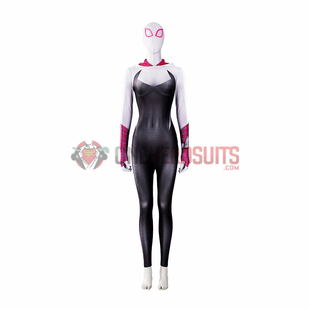 OneHeroSuits Across The Spider-Verse Cosplay Costumes Gwen Stacy Cotton Jumpsuits 9 OneHeroSuits Across The Spider-Verse Cosplay Costumes Gwen Stacy Cotton Jumpsuits