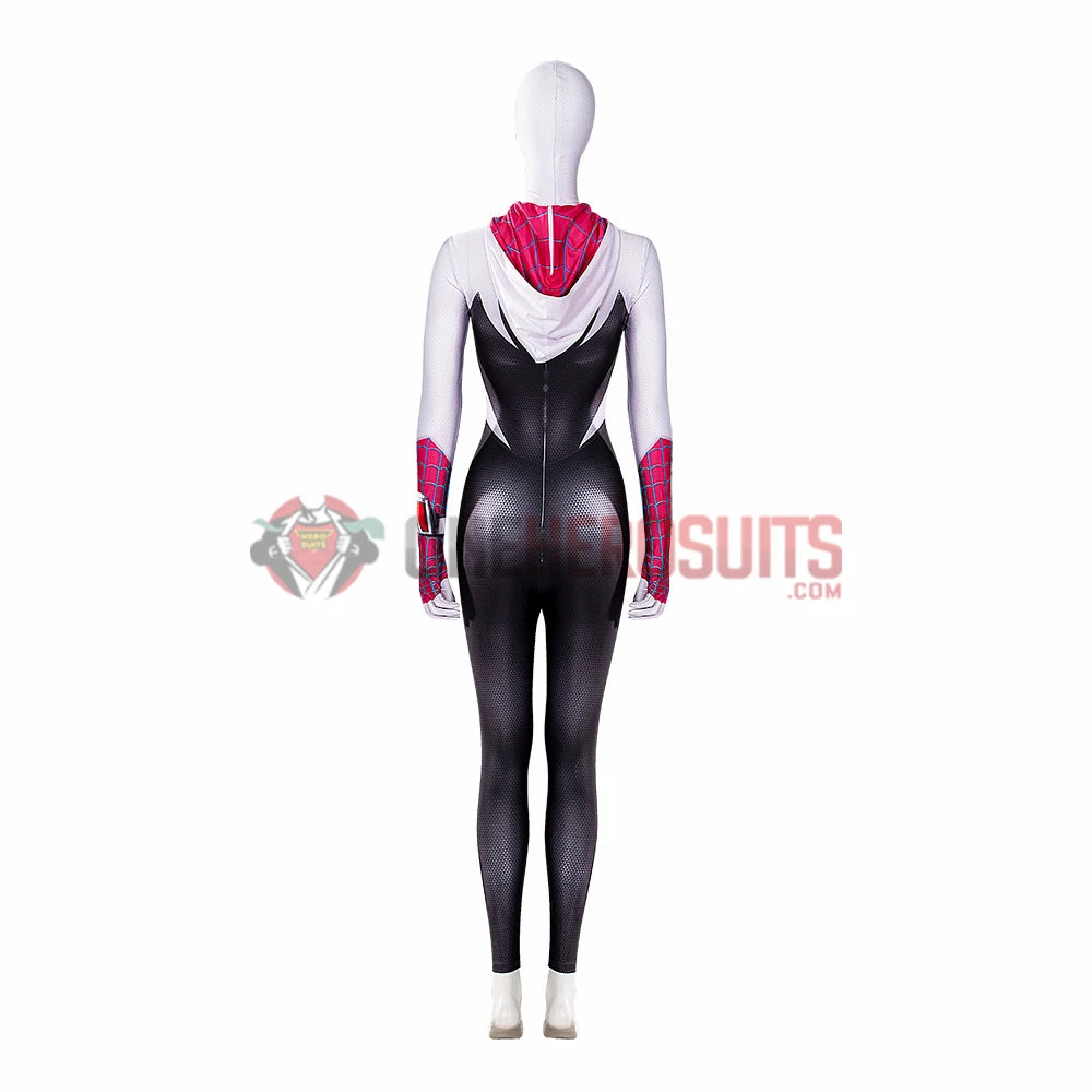 OneHeroSuits Across The Spider-Verse Cosplay Costumes Gwen Stacy Cotton Jumpsuits 10 OneHeroSuits Across The Spider-Verse Cosplay Costumes Gwen Stacy Cotton Jumpsuits