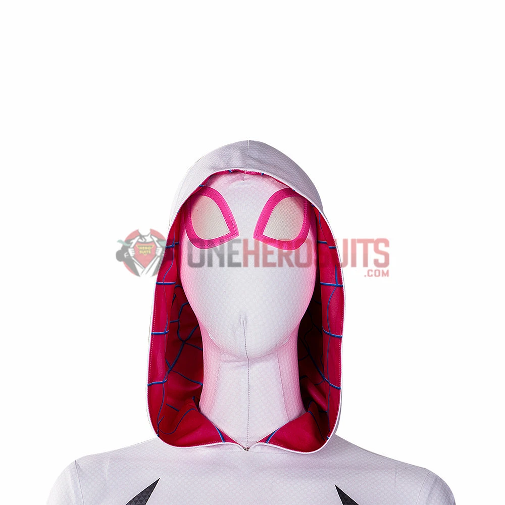 OneHeroSuits Across The Spider-Verse Cosplay Costumes Gwen Stacy Cotton Jumpsuits 11 OneHeroSuits Across The Spider-Verse Cosplay Costumes Gwen Stacy Cotton Jumpsuits