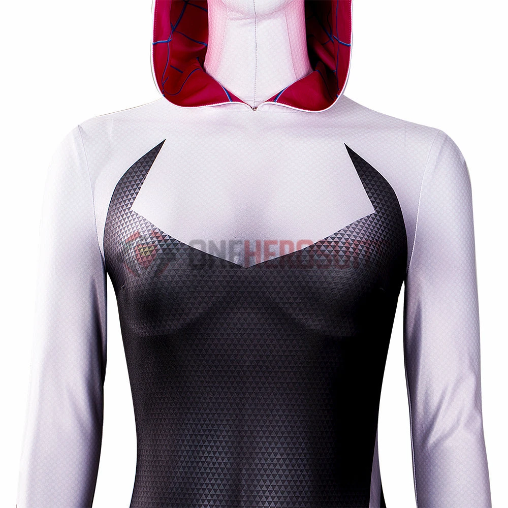 OneHeroSuits Across The Spider-Verse Cosplay Costumes Gwen Stacy Cotton Jumpsuits 15 OneHeroSuits Across The Spider-Verse Cosplay Costumes Gwen Stacy Cotton Jumpsuits